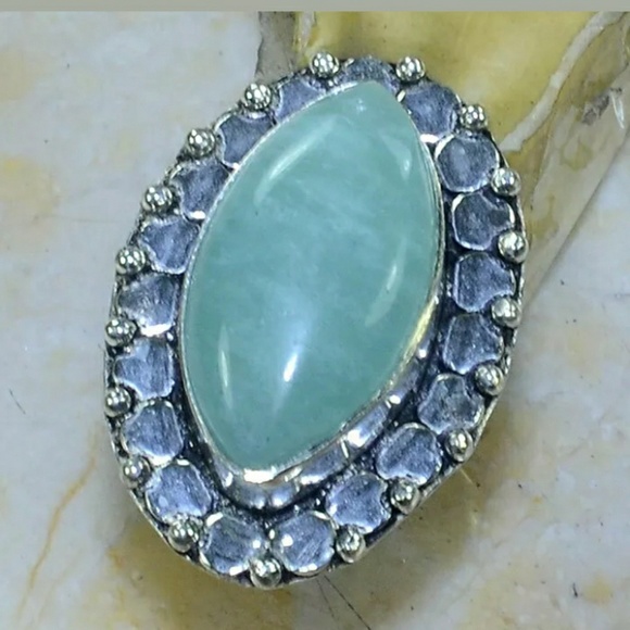 New Amazonite Silver Ring. - Picture 5 of 5